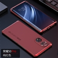 Ultrathin Super Metal Frame Matte Hard Cases Skin Covers For Huawei Honor 50 Pro - Red