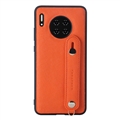 Wrist Ultrathin Real Leather Back Cases Holder Covers For Huawei Mate 30/30 Pro/30E Pro/30 RS - Orange