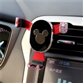 Rhinestone Universal Car Mobile Phone Holder Air Vent Mount Clip Stand GPS - Red